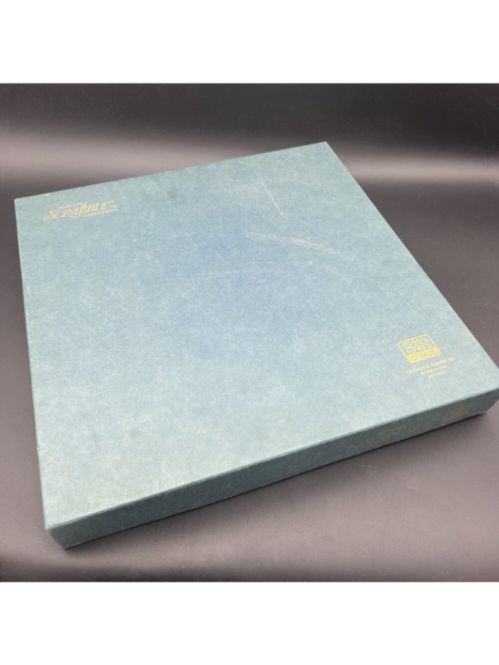 Vtg Scrabble Deluxe Edition Turntable 100% Complete Tiles Selchow & Righter 1977 - Picture 15 of 16